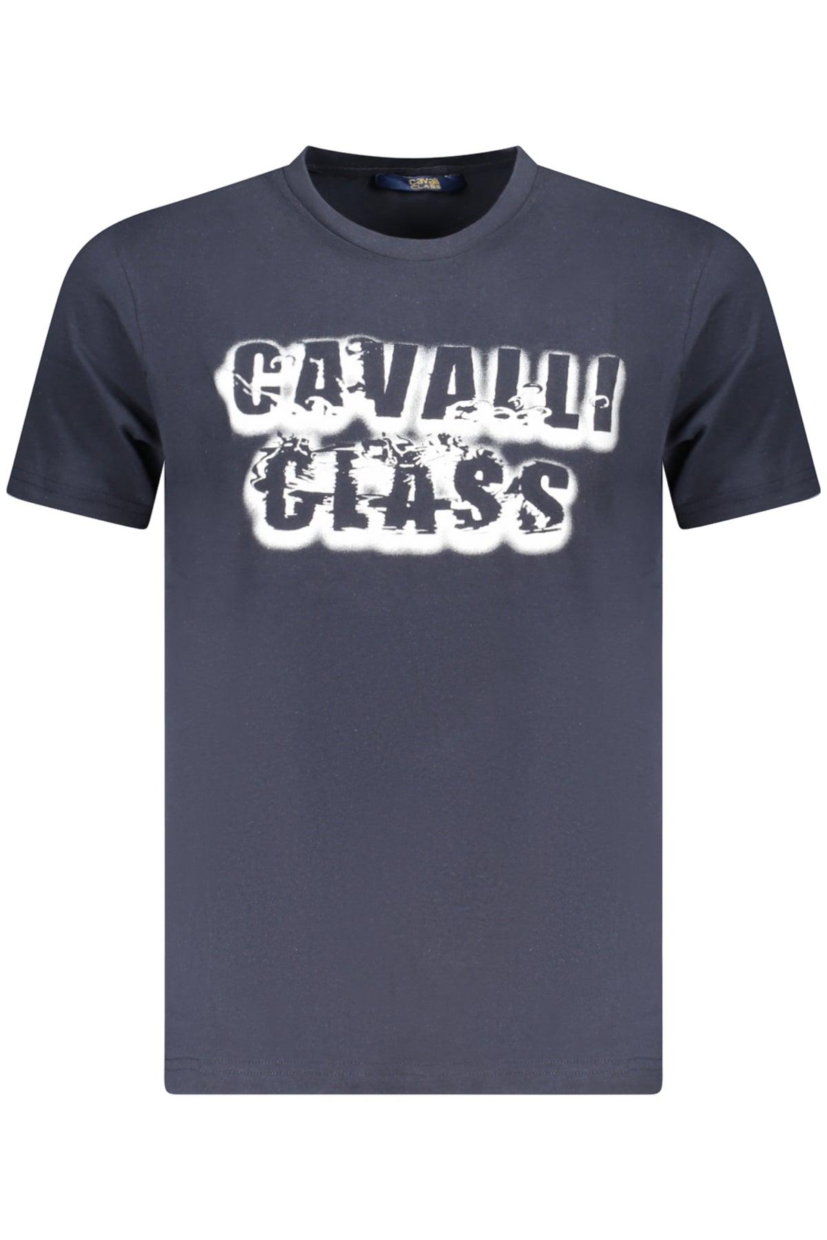 Cavalli Class Short Sleeve T-Shirt Men Blue