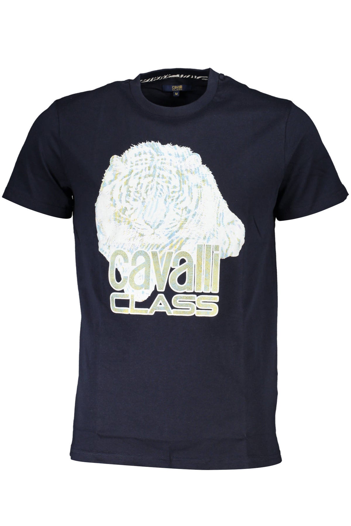 Cavalli Class Short Sleeve T-Shirt Men Blue