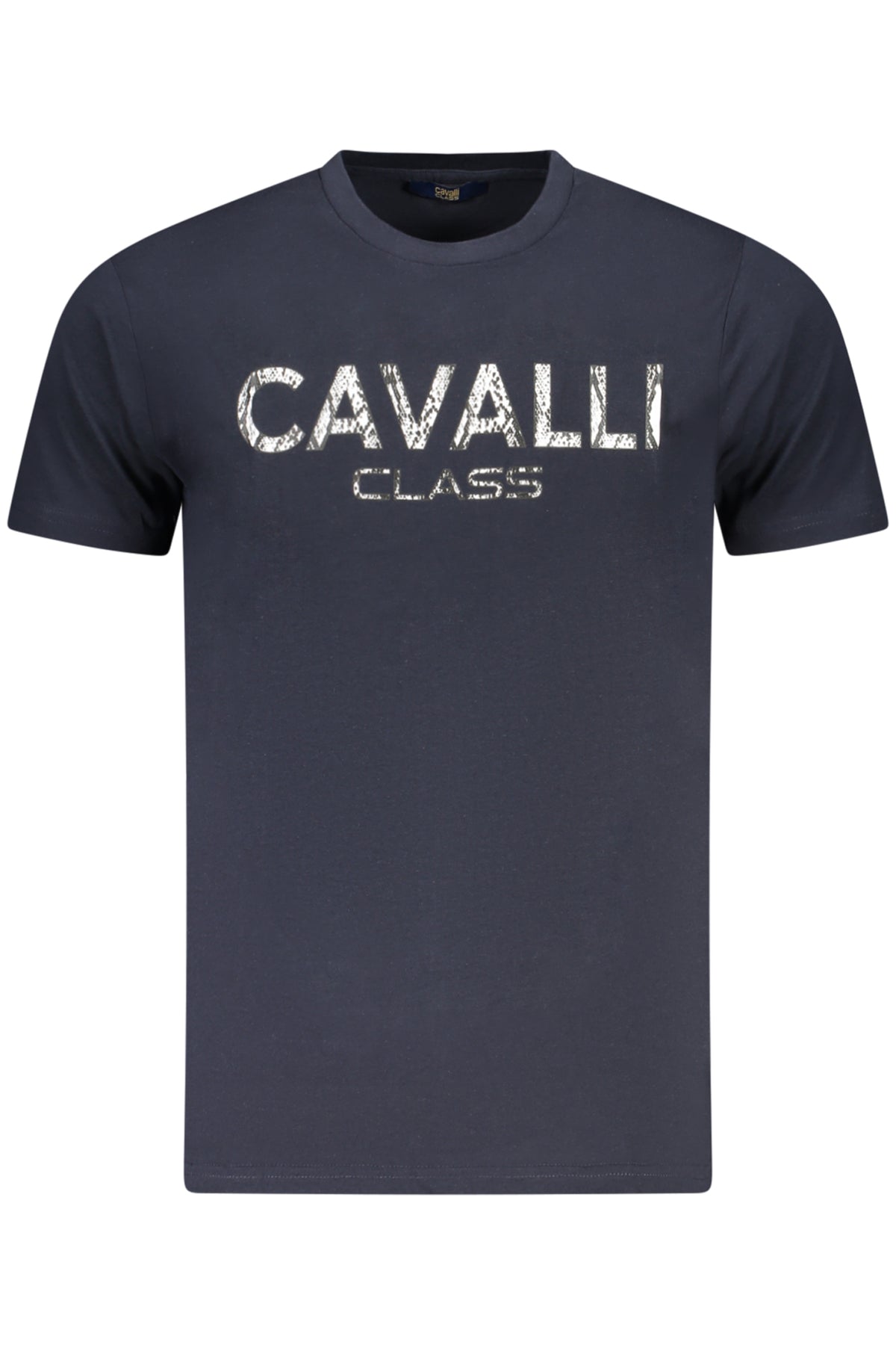 Cavalli Class Short Sleeve T-Shirt Men Blue
