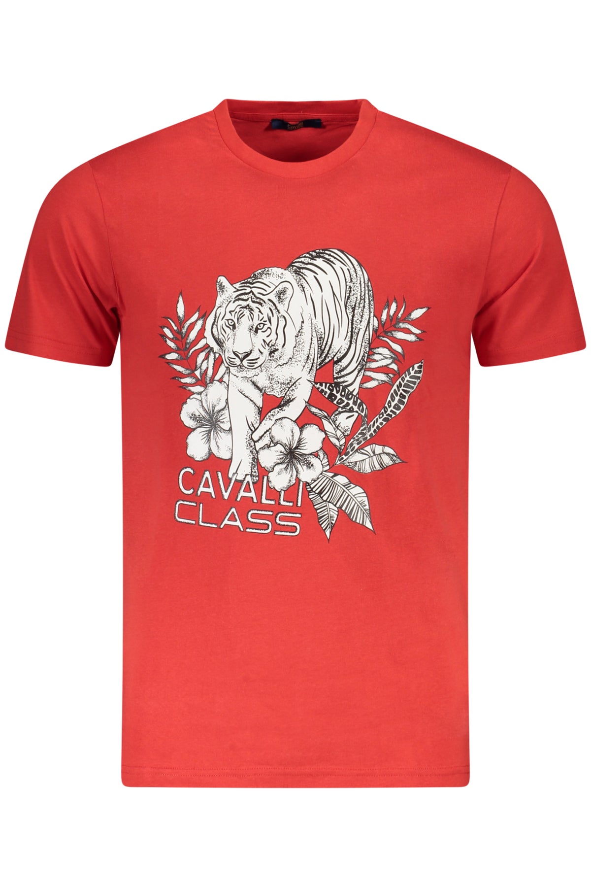 Cavalli Class Short Sleeve T-Shirt Men Red