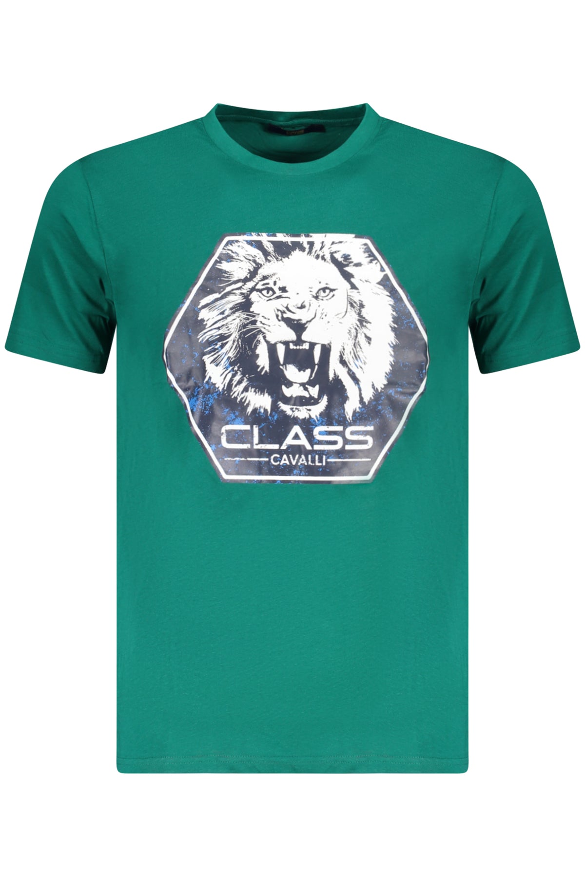 Cavalli Class Short Sleeve T-Shirt Men Green