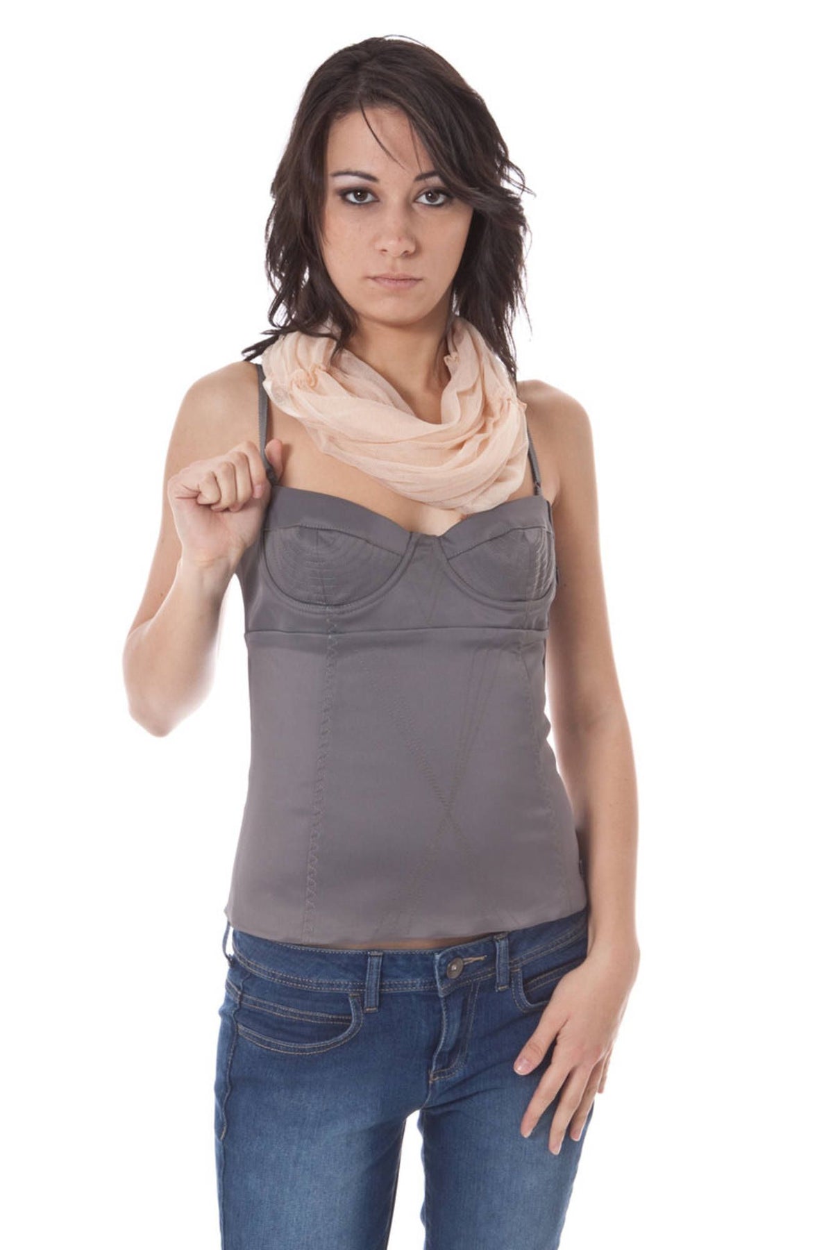 John Galliano Top Woman Gray