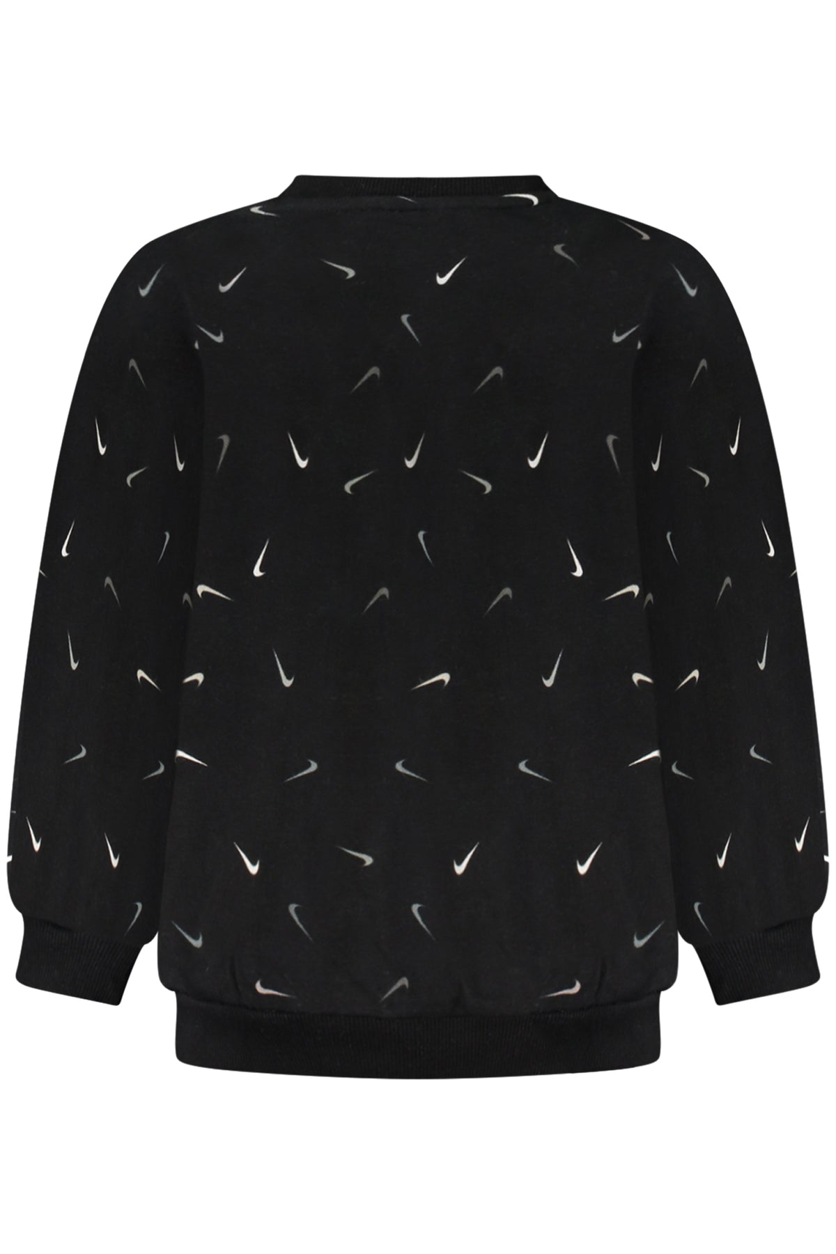 NIKE KIDS' BLACK ZIP-UP SWEATSHIRT