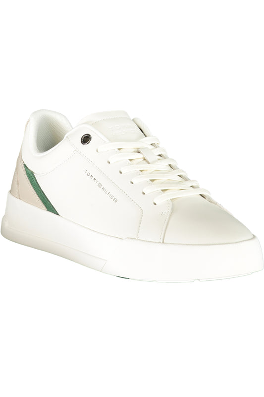 TOMMY HILFIGER MEN'S WHITE SPORTS SHOES
