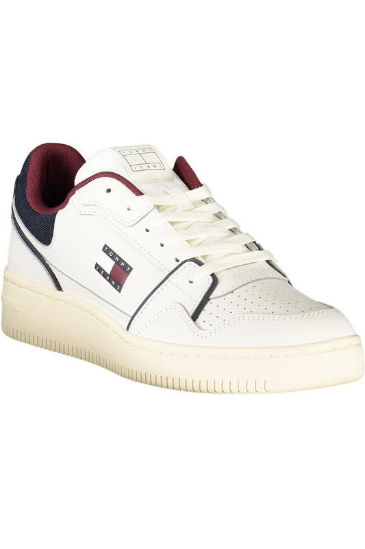 TOMMY HILFIGER MEN'S WHITE SPORTS SHOES