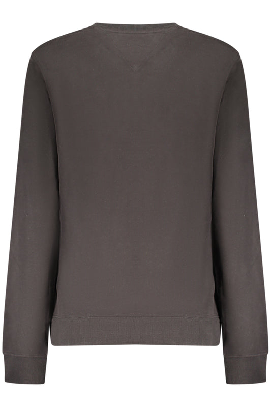 TOMMY HILFIGER WOMEN'S BLACK ZIP-UP SWEATSHIRT