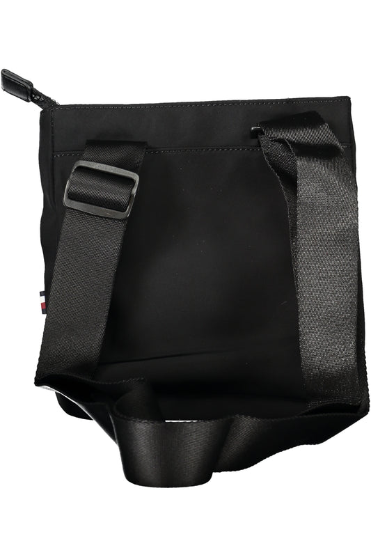 TOMMY HILFIGER MEN'S BLACK SHOULDER BAG