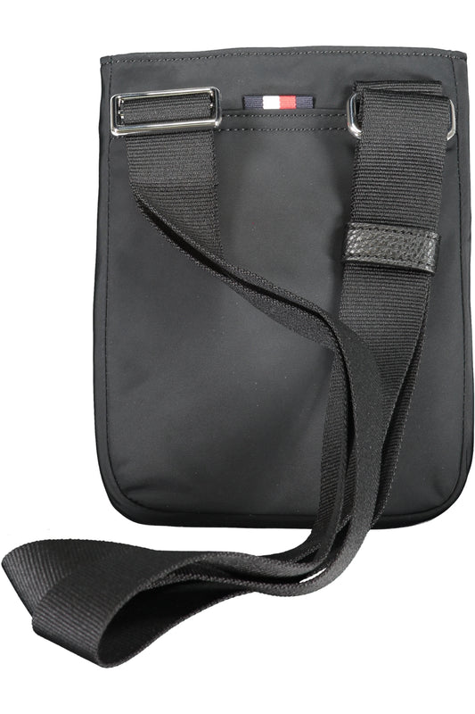 TOMMY HILFIGER MEN'S BLACK SHOULDER BAG