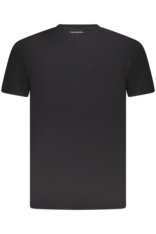 TRUSSARDI SHORT SLEEVE T-SHIRT MEN BLACK