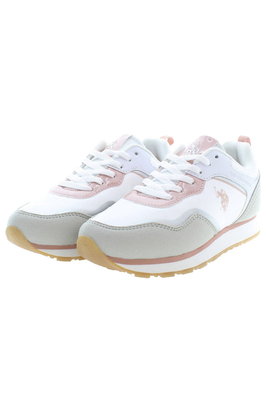 US POLO ASSN. GIRLS' WHITE SPORTS FOOTWEAR