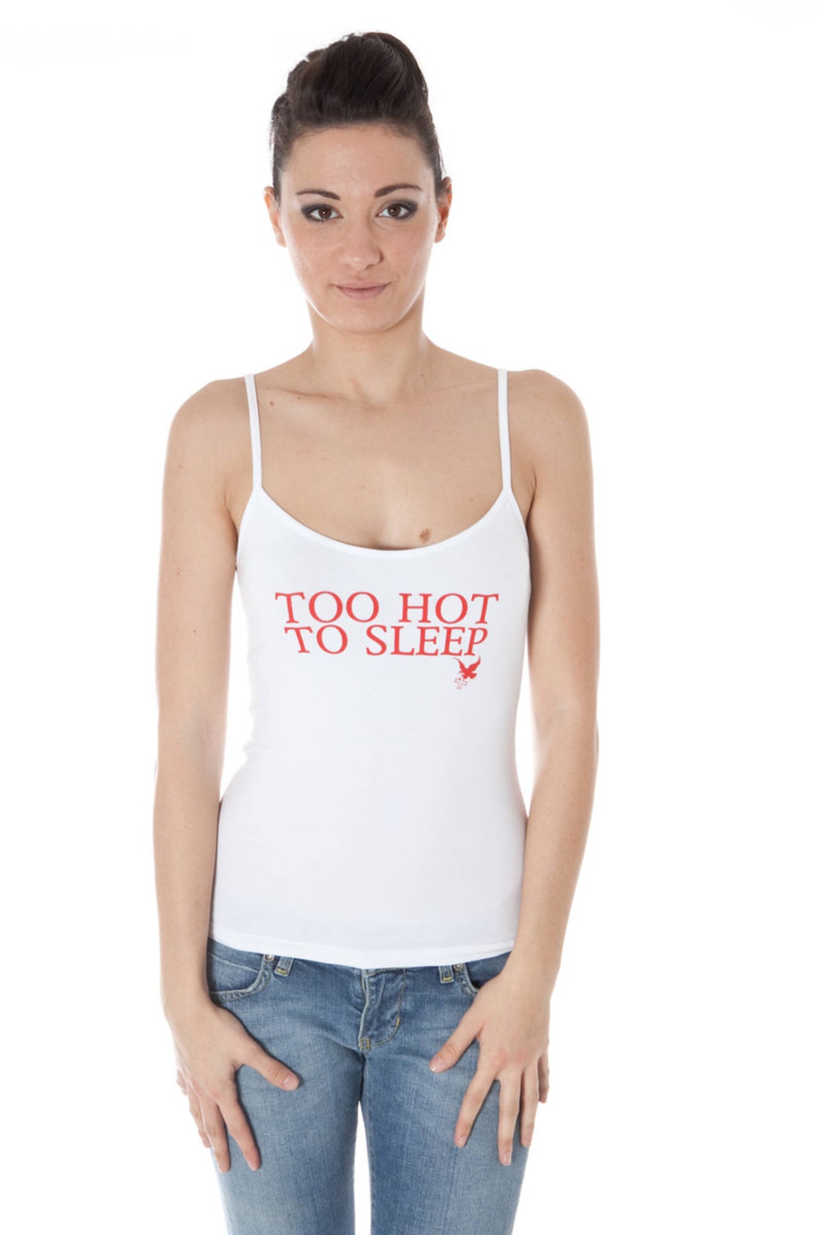 Zuelements White Woman Tank