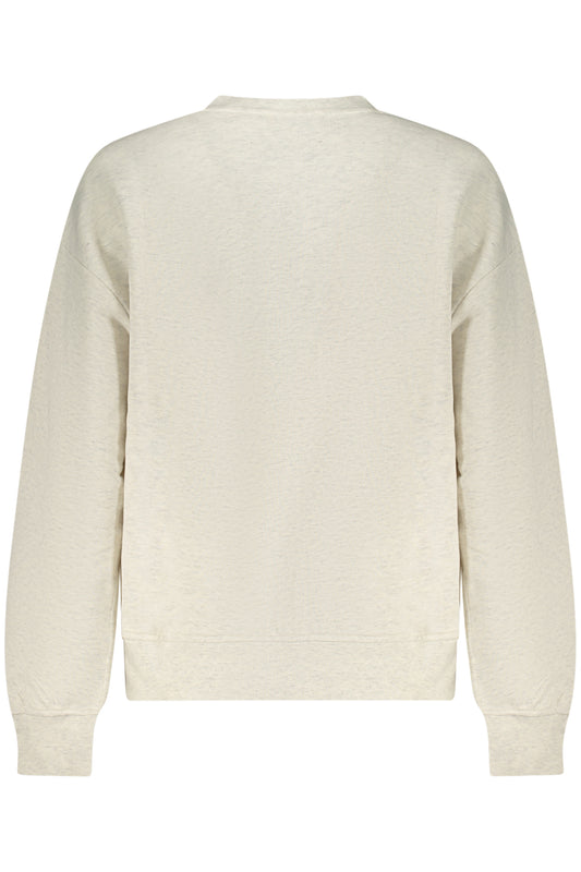 CALVIN KLEIN WOMEN'S GRAY ZIP-UP SWEATSHIRT