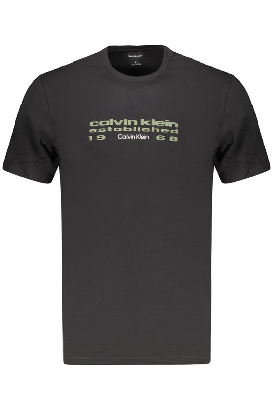CALVIN KLEIN MEN'S SHORT-SLEEVE T-SHIRT BLACK