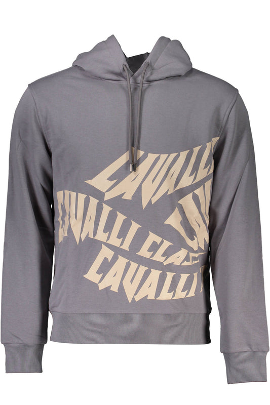 Cavalli Class Sweatshirt Without Zip For Man Gray