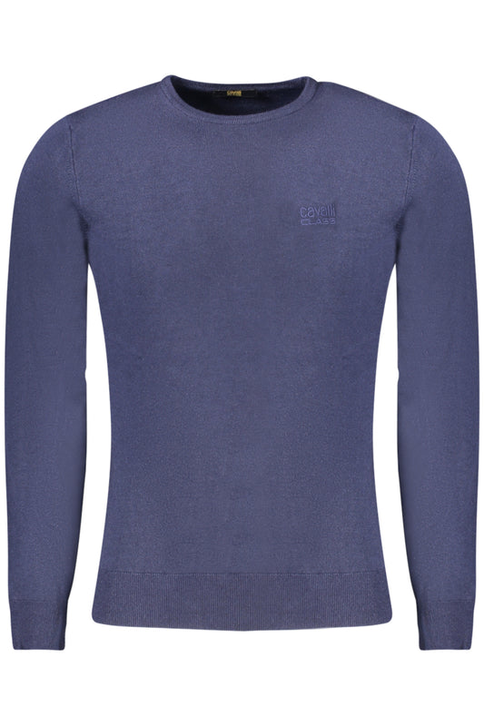 CAVALLI CLASS MEN'S BLUE SWEATER