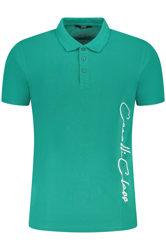 Cavalli Class Polo Short Sleeves Men Green