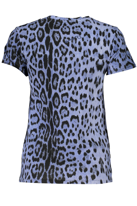 CAVALLI CLASS WOMEN'S SHORT SLEEVE T-SHIRT BLUE