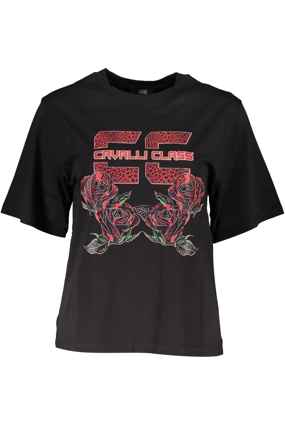 Cavalli Class Short Sleeve T-Shirt Women Black