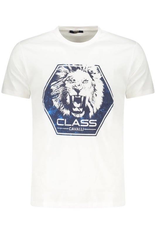 Cavalli Class Short Sleeve T-Shirt Men White