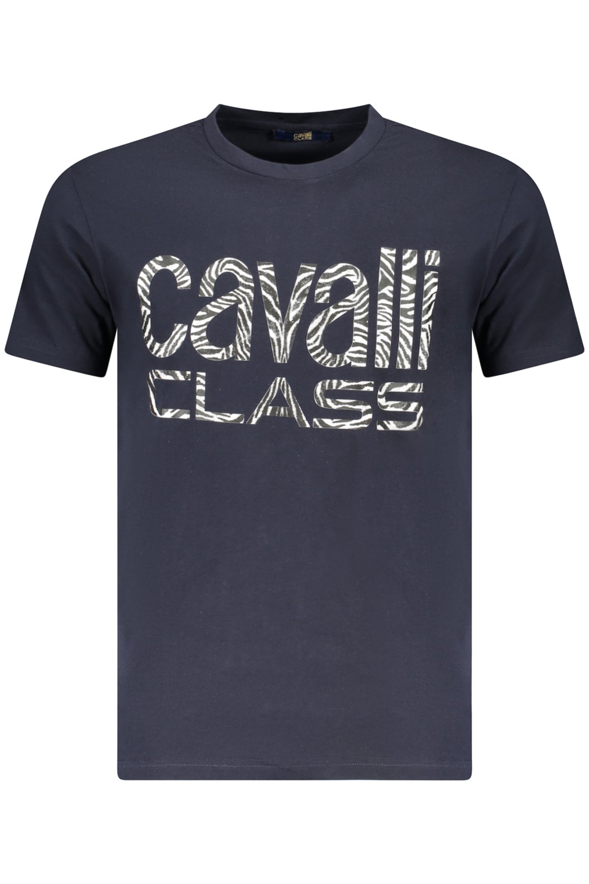 Cavalli Class Short Sleeve T-Shirt Men Blue