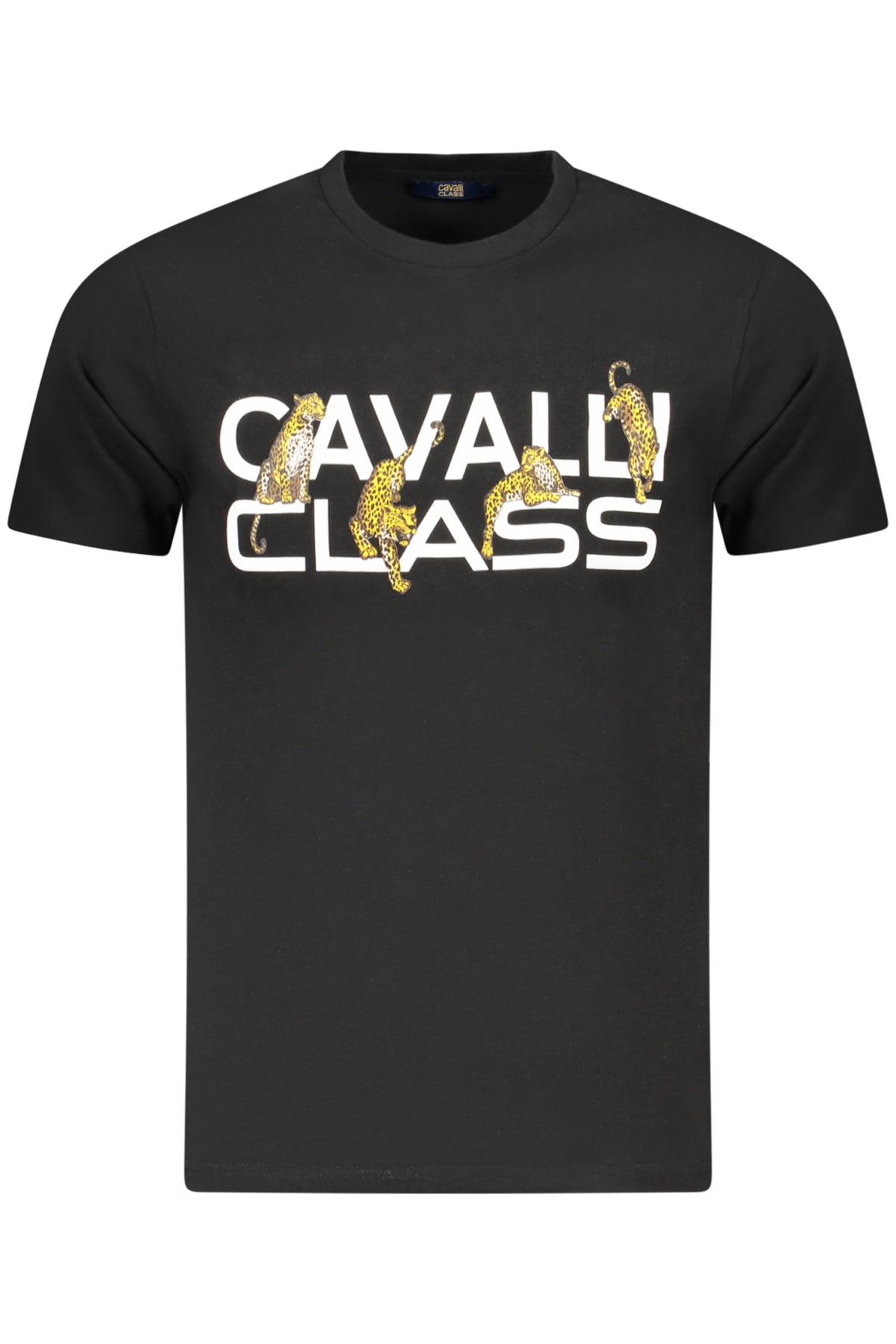 Cavalli Class Short Sleeve T-Shirt Men Black