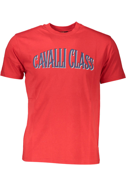 Cavalli Class Short Sleeve T-Shirt Men Red