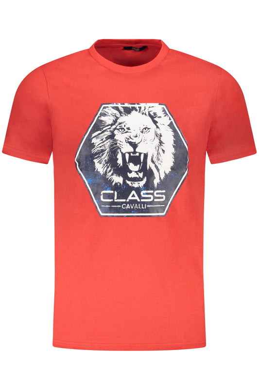 Cavalli Class Short Sleeve T-Shirt Men Red