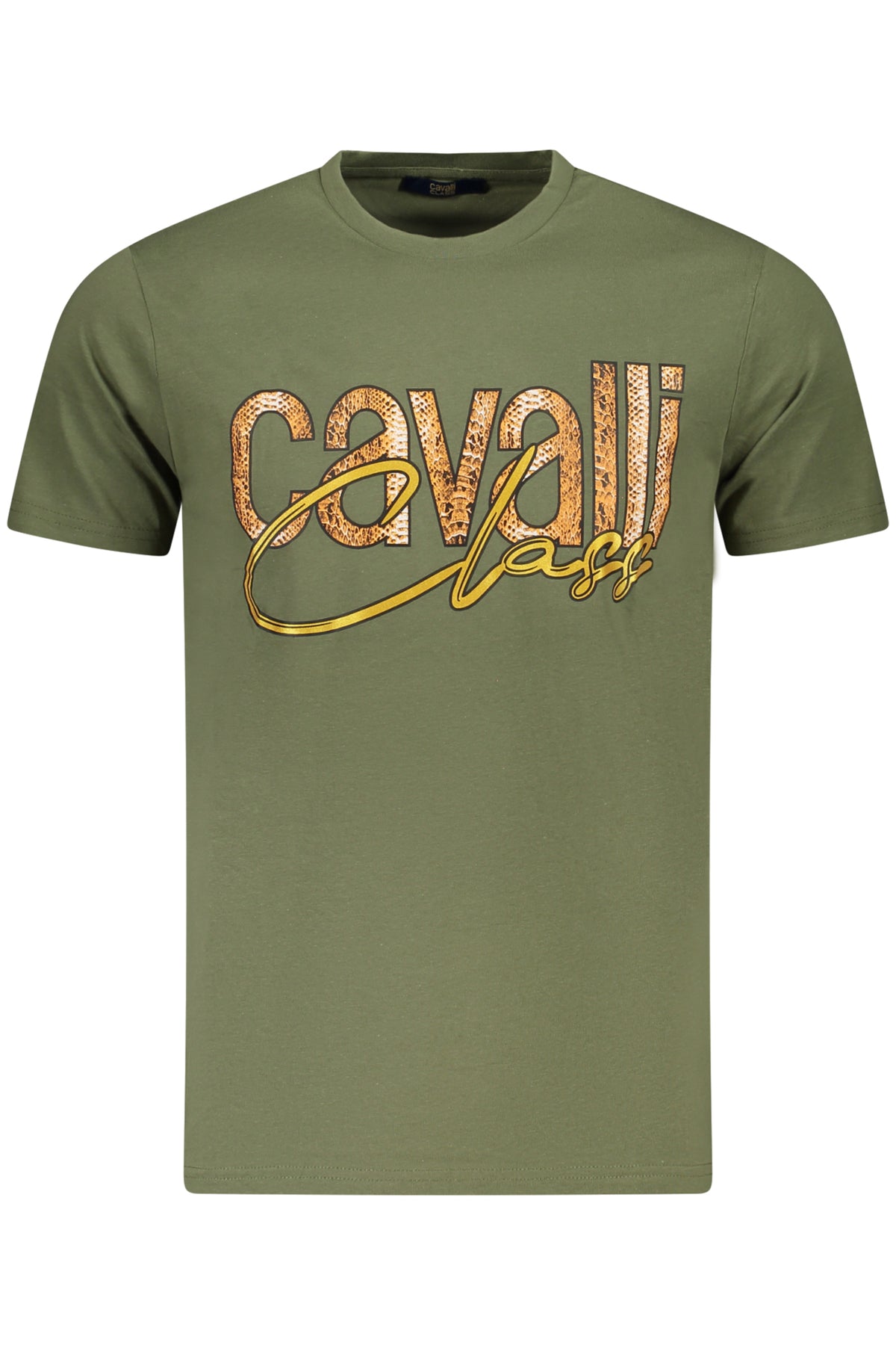 Cavalli Class Short Sleeve T-Shirt Men Green