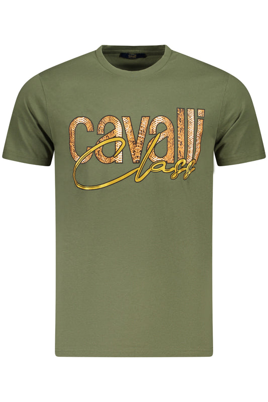 Cavalli Class Short Sleeve T-Shirt Men Green