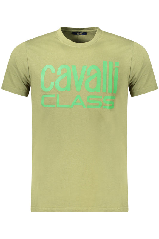 Cavalli Class Short Sleeve T-Shirt Men Green