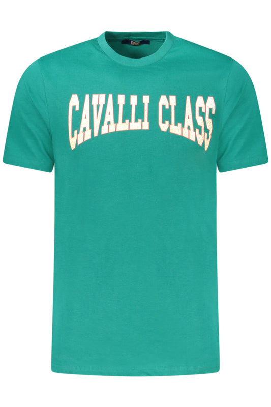 Cavalli Class Short Sleeve T-Shirt Men Green