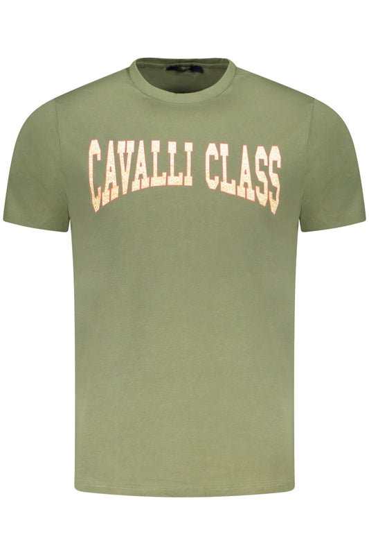 Cavalli Class Short Sleeve T-Shirt Men Green