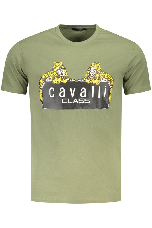 Cavalli Class Short Sleeve T-Shirt Men Green