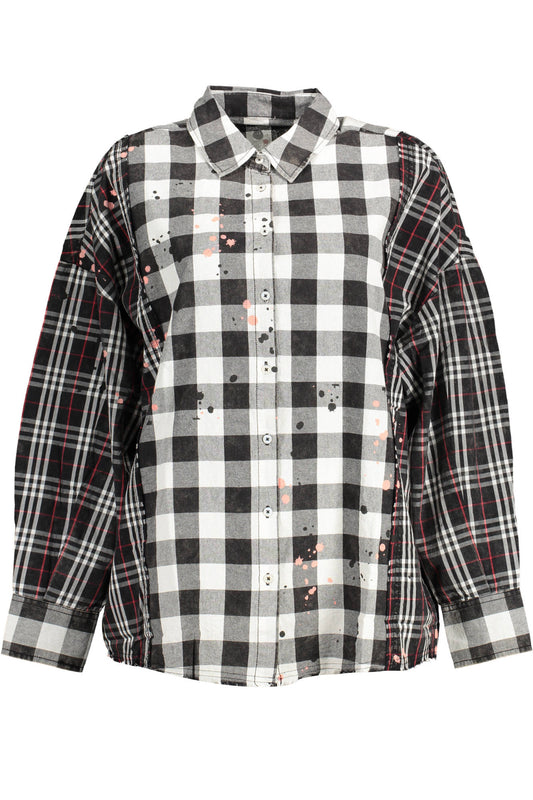 Desigual Long Sleeve Shirt Woman Black
