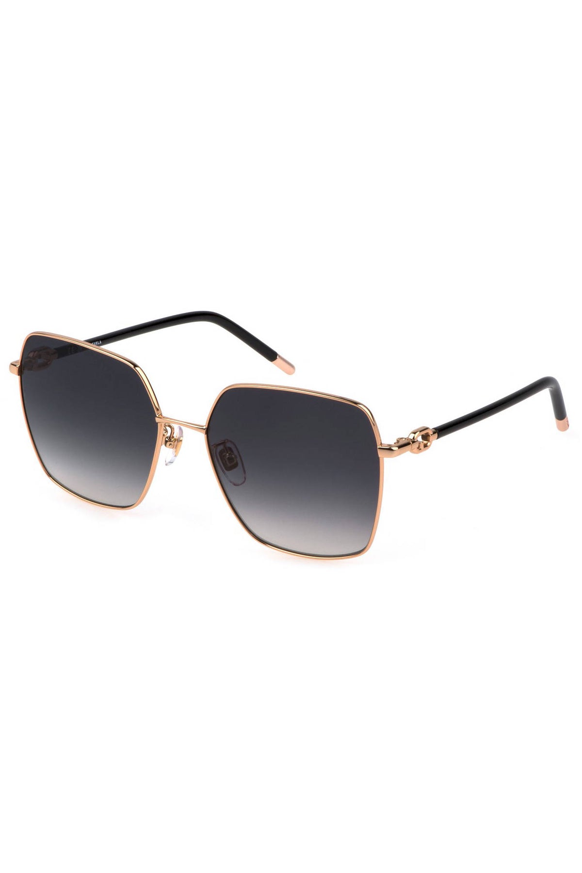 Furla Gold Sunglasses For Women