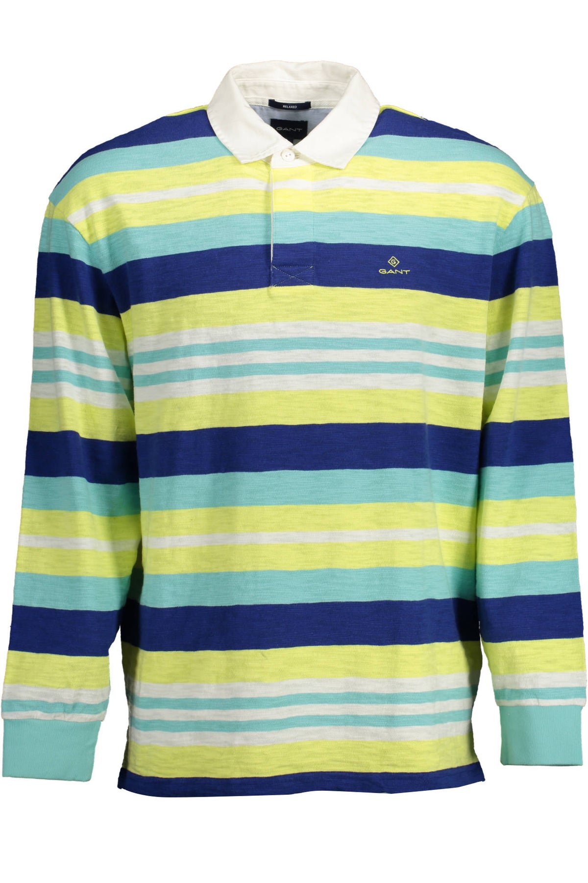Gant Long Sleeve Polo Men Yellow