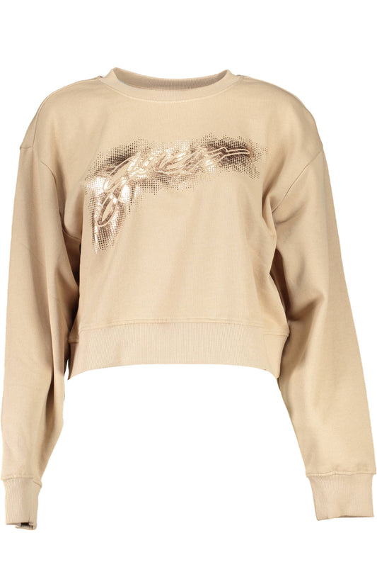 Guess Jeans Sweatshirt Without Zip Woman Beige