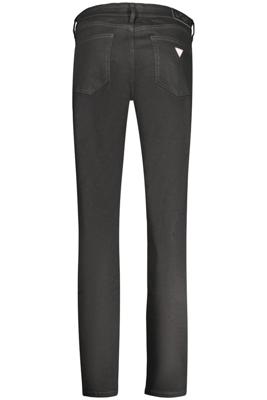 GUESS JEANS WOMEN'S BLACK DENIM JEANS