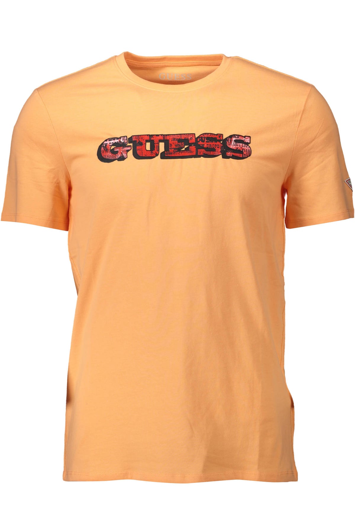 Guess Jeans Man Short Sleeve T-Shirt Orange