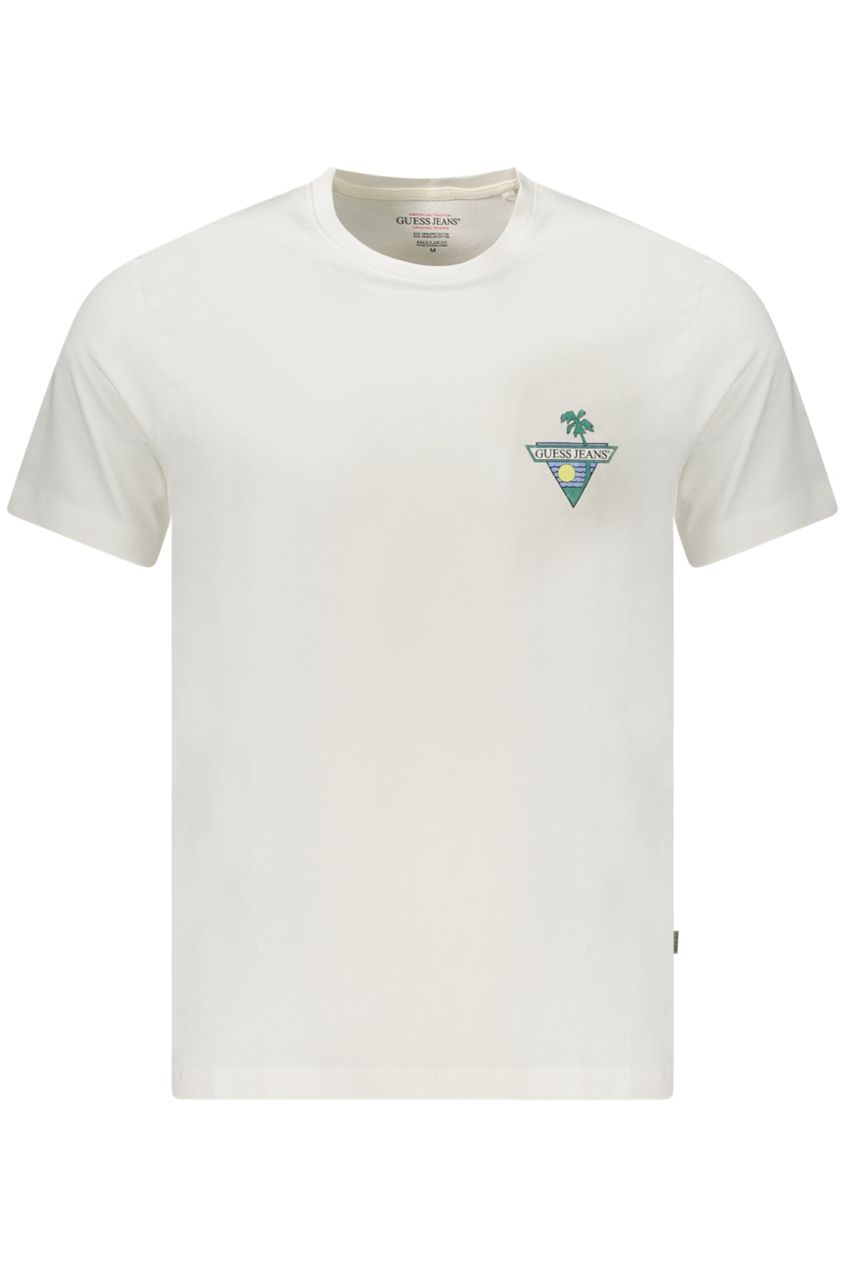 Guess Jeans Short Sleeve T-Shirt Men White