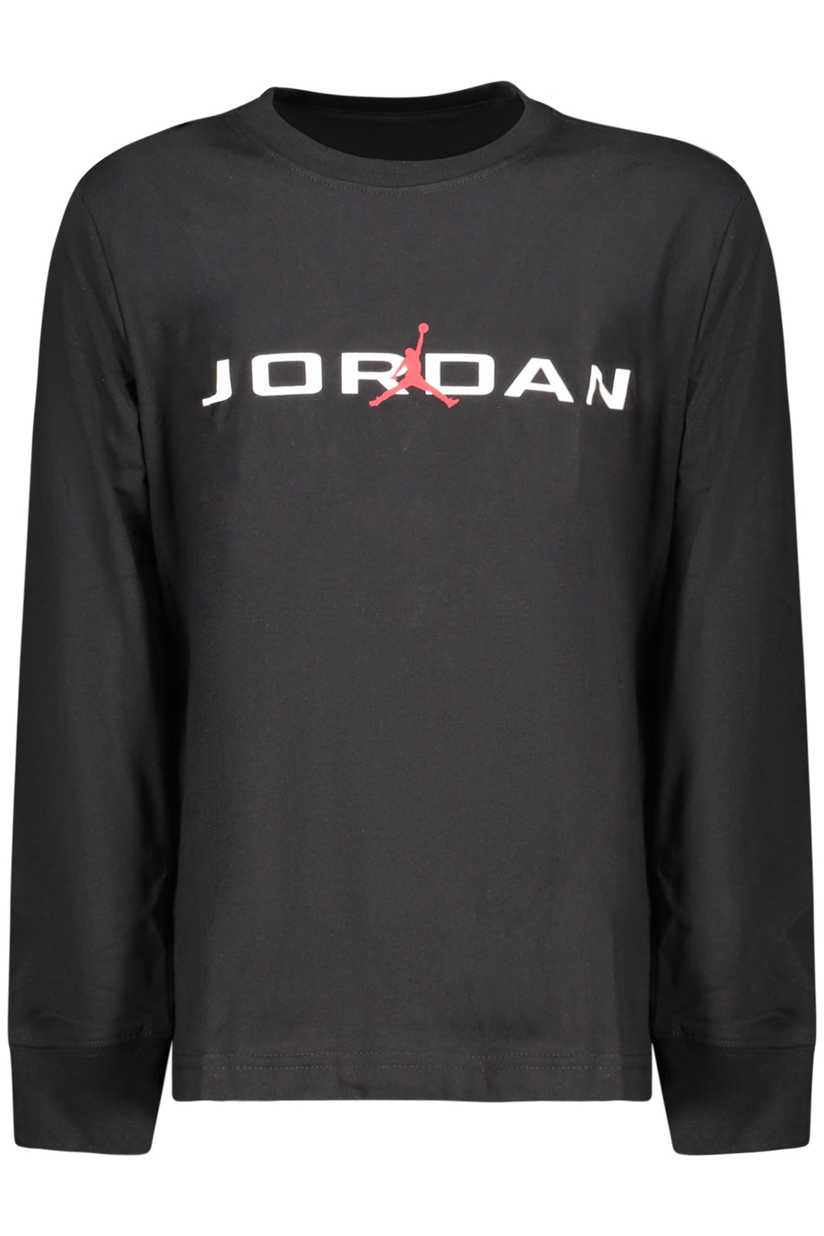JORDAN LONG-SLEEVED T-SHIRT FOR KIDS, BLACK