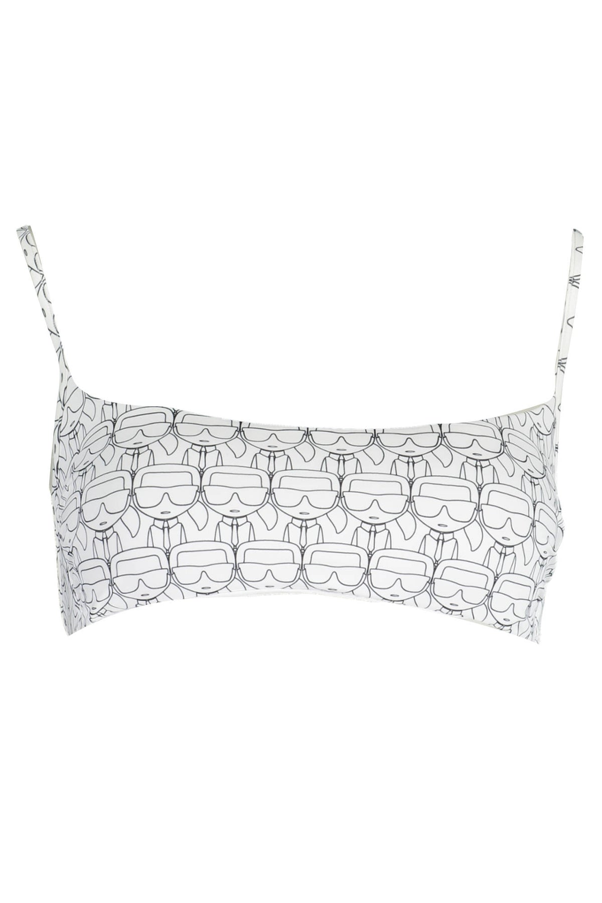 Karl Lagerfeld Beachwear Swimsuit Top Women White