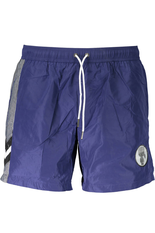 Karl Lagerfeld Beachwear Swimsuit Parts Under Man Blue