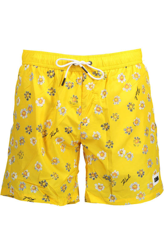 Karl Lagerfeld Beachwear Costume Parts Under Man Yellow