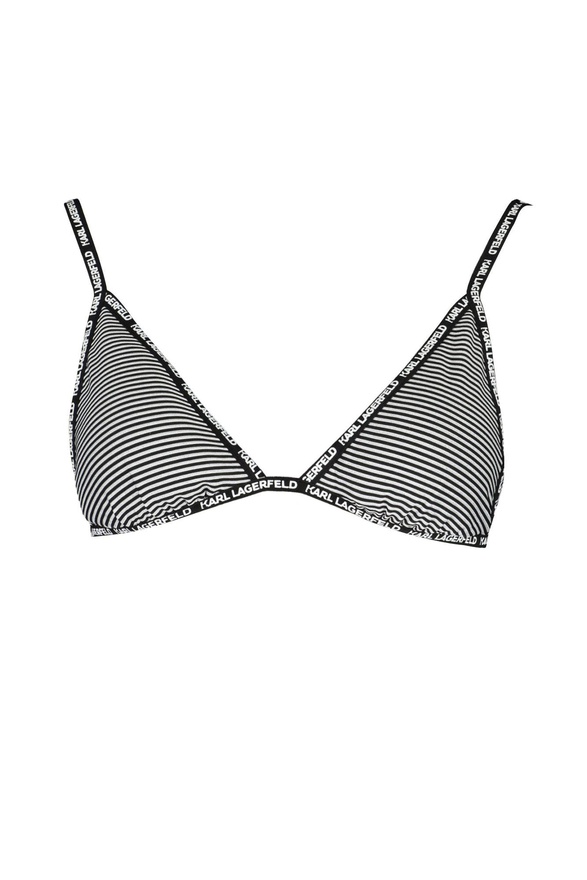 Karl Lagerfeld Swimsuit Parts Above Woman Black