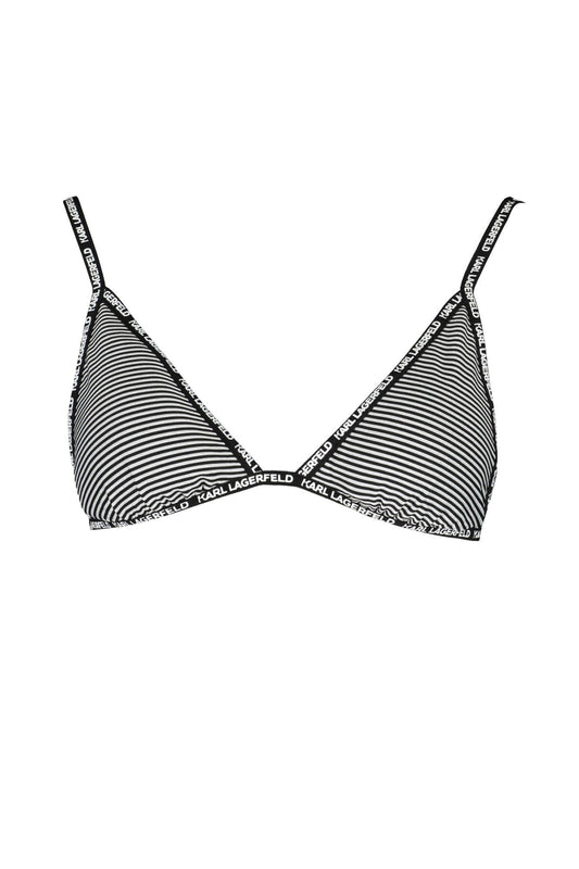 Karl Lagerfeld Swimsuit Parts Above Woman Black
