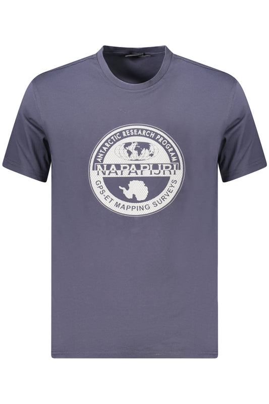 Napapijri Short Sleeve T-Shirt Men Blue