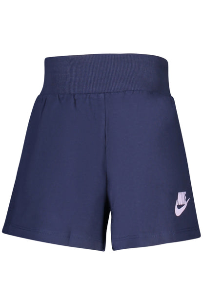 NIKE GIRLS' BLUE SHORTS