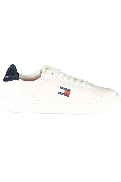 TOMMY HILFIGER MEN'S WHITE SPORTS SHOES