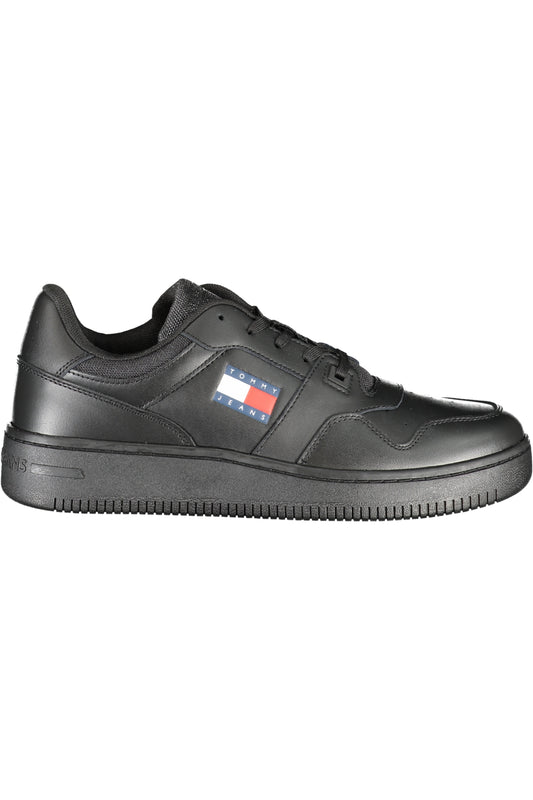 TOMMY HILFIGER BLACK MEN'S SPORTS SHOES